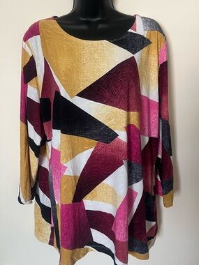 JM Collection Multicolor Top